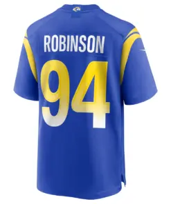 A'Shawn Robinson Los Angeles Rams Nike Game Jersey - Royal Blue - Image 4