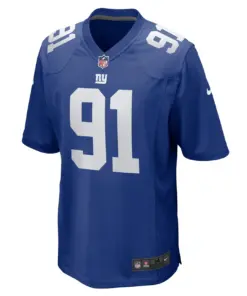 A'Shawn Robinson New York Giants Nike Team Game Jersey - Royal Blue - Image 3