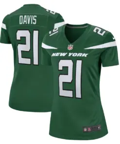 Alternative view of Ashtyn Davis New York Jets Nike Women's Game Player Jersey - Gotham Green