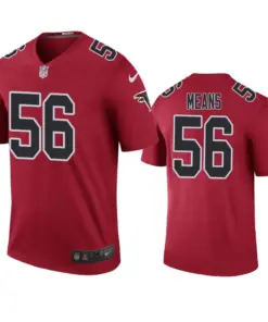 Steven Means Atlanta Falcons Nike Color Rush Legend Jersey - Red