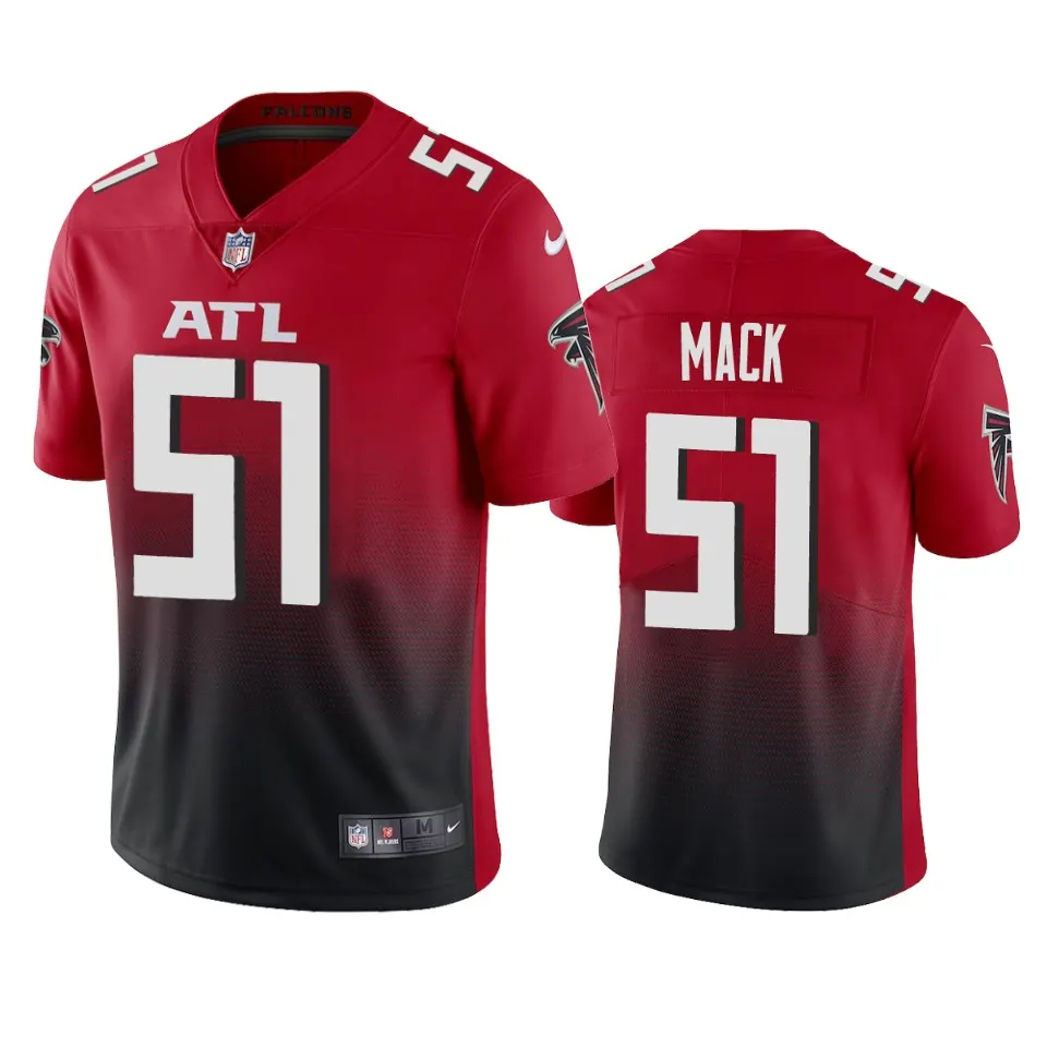 Alex Mack Atlanta Falcons Nike 2020 2nd Alternate Vapor Limited Jersey - Red