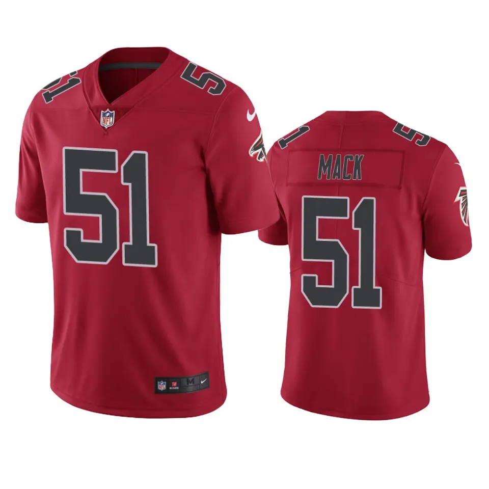 Alex Mack Atlanta Falcons Nike Color Rush Limited Jersey - Red
