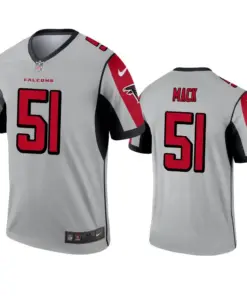 Alex Mack Atlanta Falcons Nike Inverted Legend Jersey - Grey
