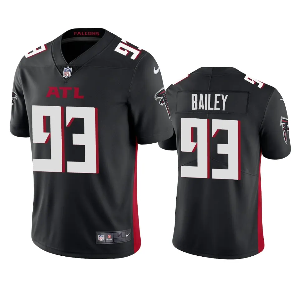 Allen Bailey Atlanta Falcons Nike 2020 Vapor Limited Jersey - Anthracite
