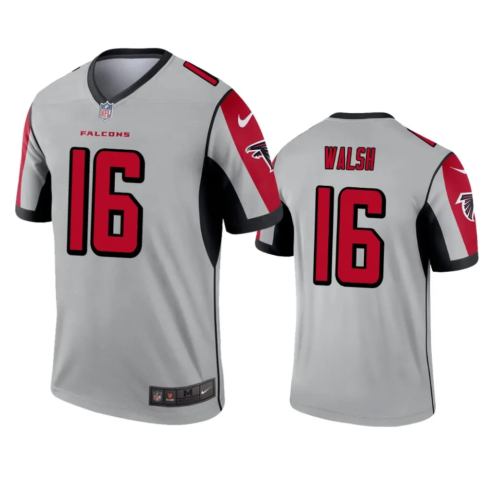 Blair Walsh Atlanta Falcons Nike Inverted Legend Jersey - Grey