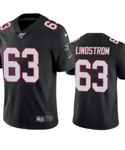 Chris Lindstrom Atlanta Falcons Nike 100th Season Vapor Limited Jersey - Black