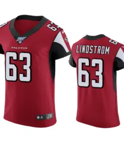 Chris Lindstrom Atlanta Falcons Nike 100th Season Vapor Elite Jersey - Red