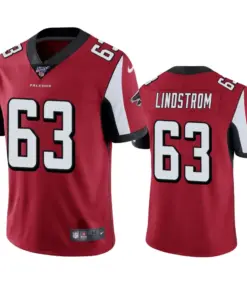 Chris Lindstrom Atlanta Falcons Nike 100th Season Vapor Limited Jersey - Red