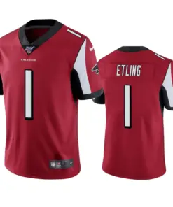 Danny Etling Atlanta Falcons Nike 100th Season Vapor Limited Jersey - Red