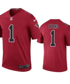 Danny Etling Atlanta Falcons Nike Color Rush Color Legend Jersey - Red