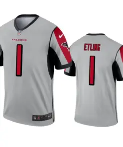 Danny Etling Atlanta Falcons Nike Inverted Legend Jersey - Grey