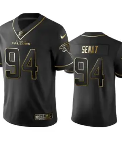Deadrin Senat Atlanta Falcons Nike 2019 Golden Edition Vapor Untouchable Limited Jersey - Black