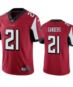 Deion Sanders Atlanta Falcons Nike 100th Season Vapor Limited Jersey - Red