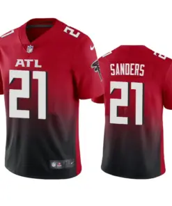Deion Sanders Atlanta Falcons Nike 2020 2nd Alternate Vapor Limited Jersey - Red