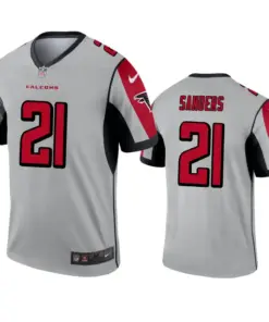 Deion Sanders Atlanta Falcons Nike Inverted Legend Jersey - Grey