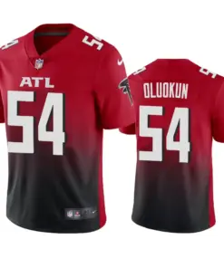 Foyesade Oluokun Atlanta Falcons Nike 2020 2nd Alternate Vapor Limited Jersey - Red