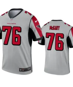 Kaleb McGary Atlanta Falcons Nike Inverted Legend Jersey - Grey