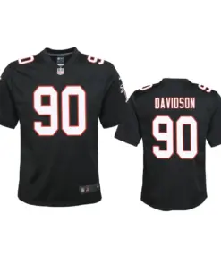Marlon Davidson Atlanta Falcons Nike 2020 Throwback NFL Draft Game Jersey - Black