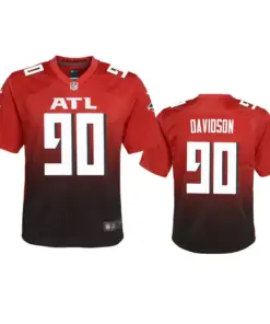 Marlon Davidson Atlanta Falcons Nike 2020 2nd Alternate NFL Draft Game Jersey - Red