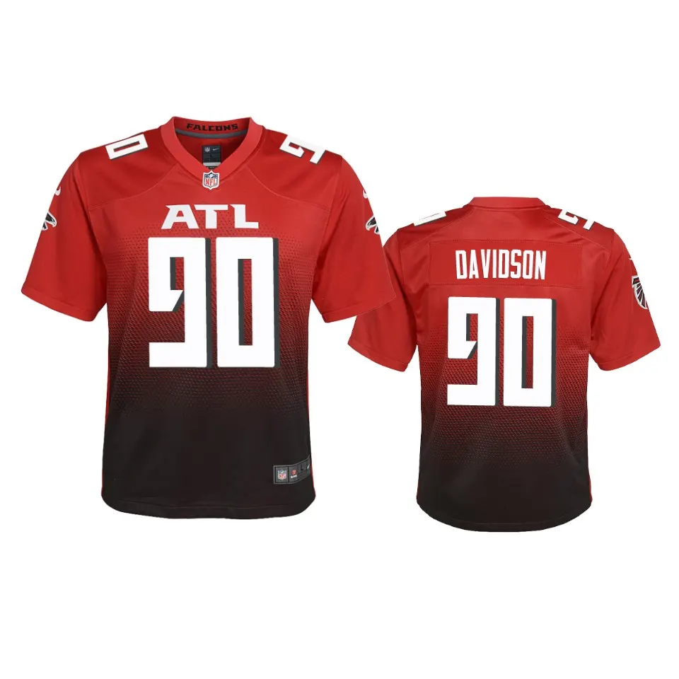 Marlon Davidson Atlanta Falcons Nike 2020 2nd Alternate NFL Draft Game Jersey - Red