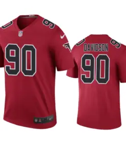 Marlon Davidson Atlanta Falcons Nike Color Rush Legend Jersey - Red