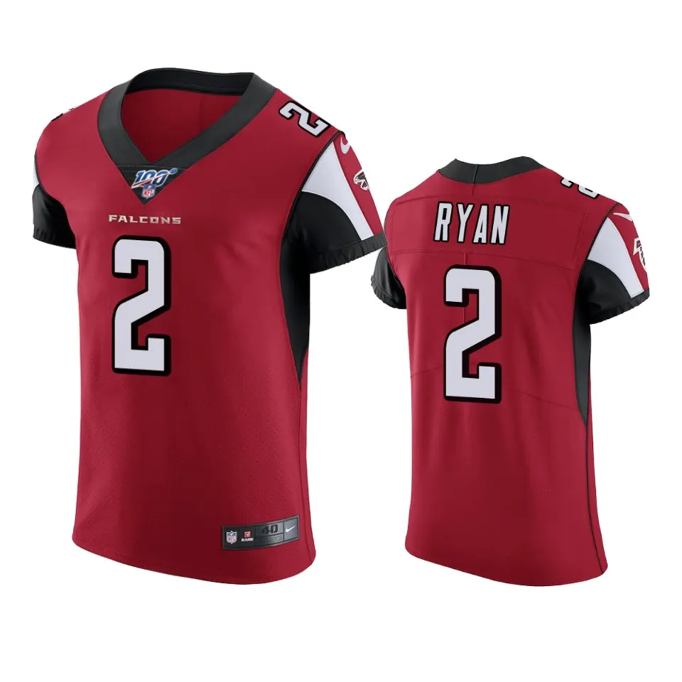 Matt Ryan Atlanta Falcons Nike 100th Season Vapor Elite Jersey - Red