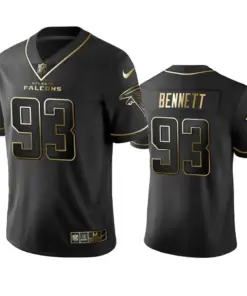 Michael Bennett Atlanta Falcons Nike 2019 Golden Edition Vapor Limited Jersey - Black