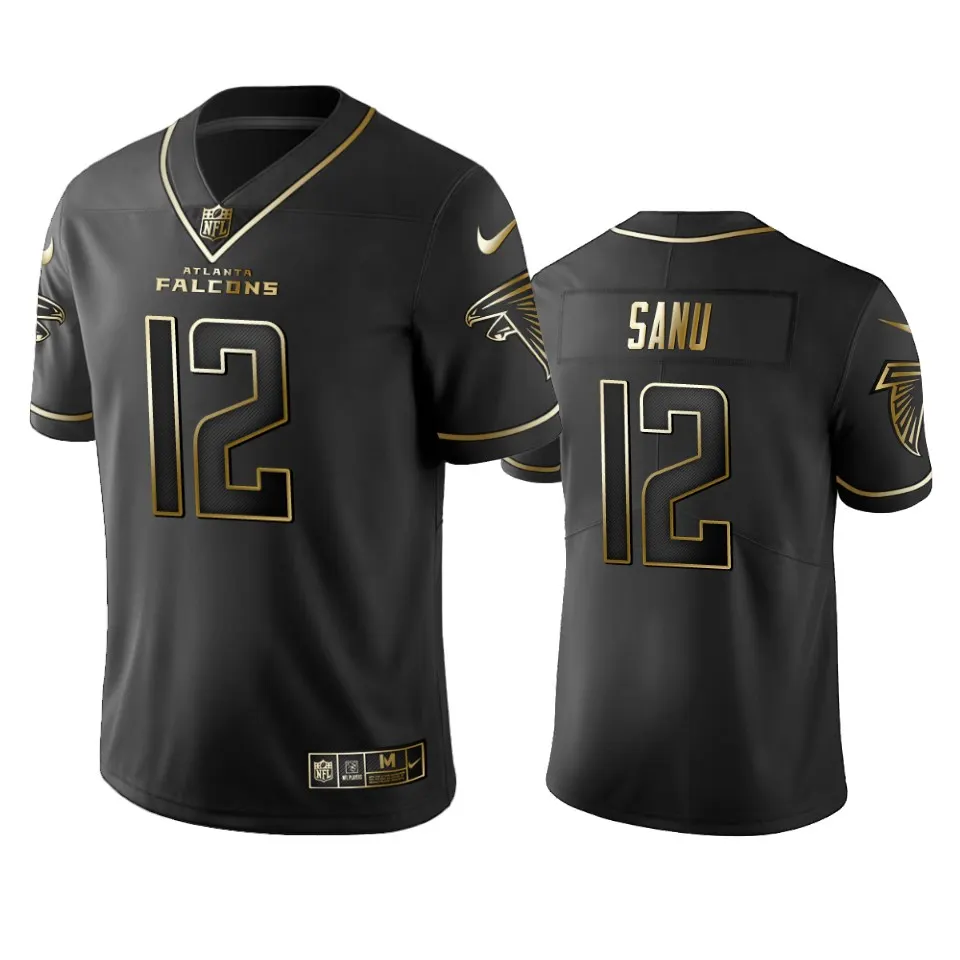 Mohamed Sanu Atlanta Falcons Nike 2019 Golden Edition Vapor Untouchable Limited Jersey - Black