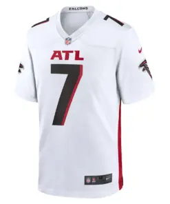Alternative view of Bijan Robinson Atlanta Falcons Nike Youth Road Game Jersey - White - Bijan Robinson - White