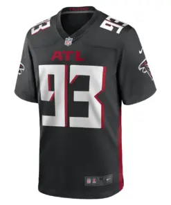 Timmy Horne Atlanta Falcons Nike Game Player Jersey - Black - Image 3