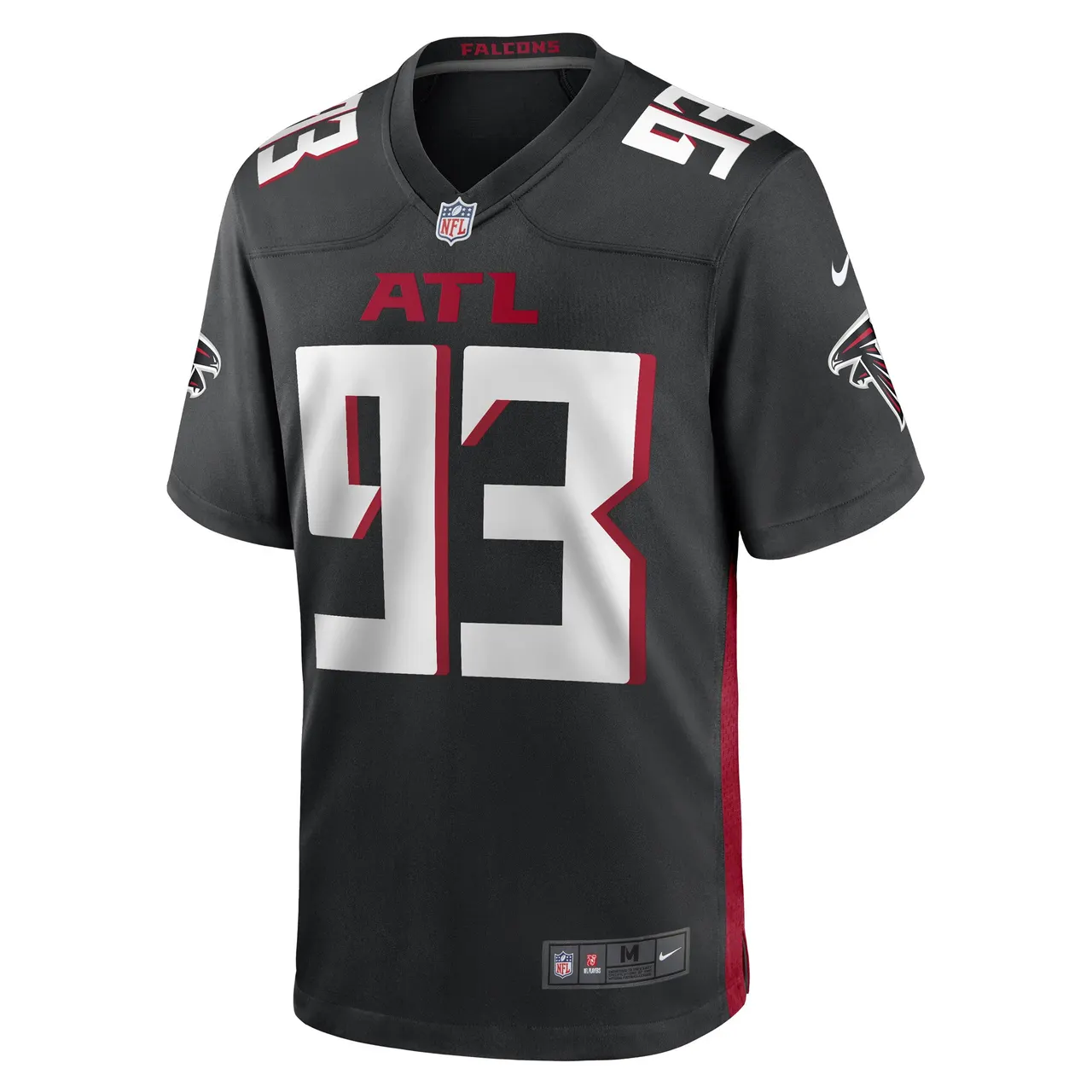 Timmy Horne Atlanta Falcons Nike Game Player Jersey - Black - Image 3