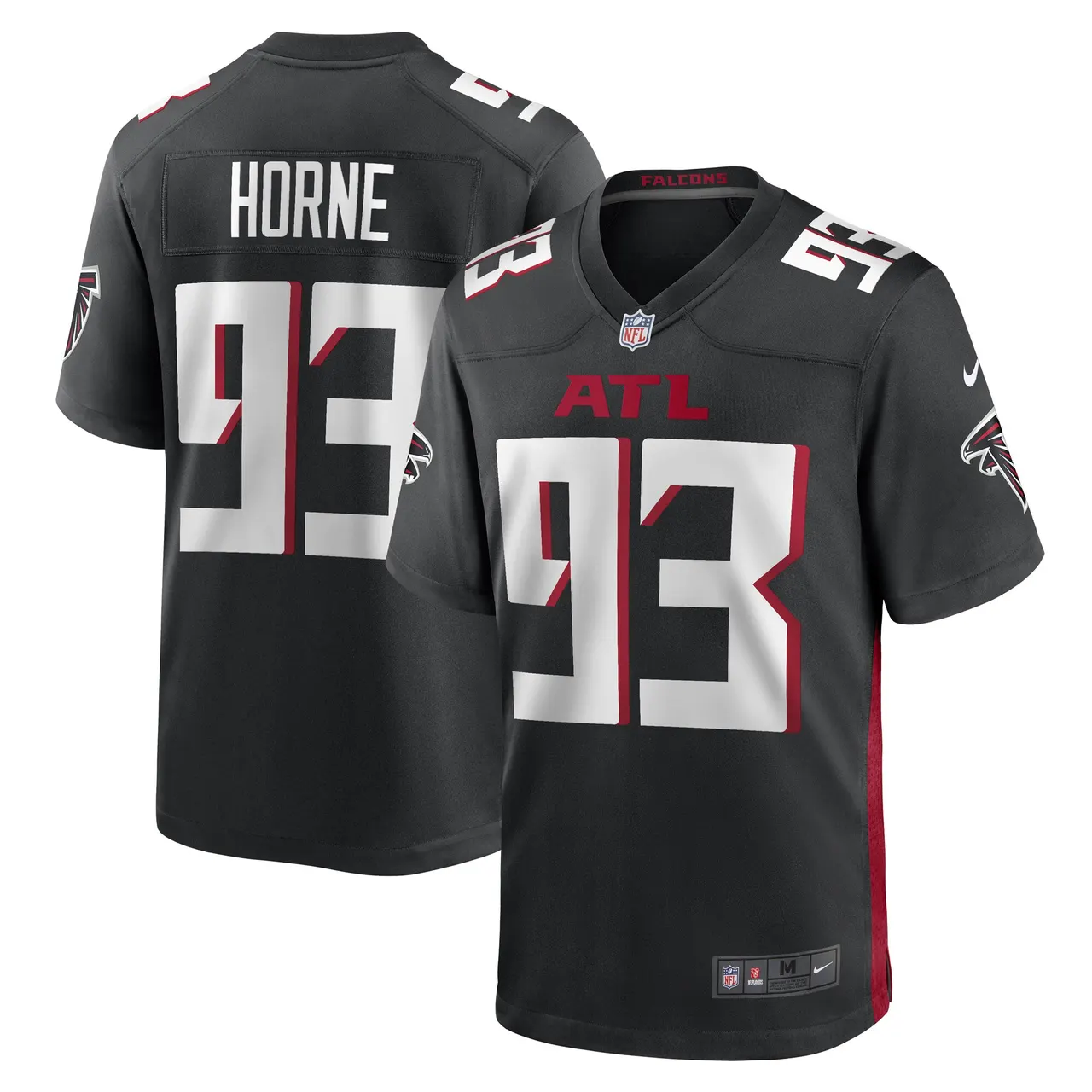 Timmy Horne Atlanta Falcons Nike Game Player Jersey - Black - Image 2