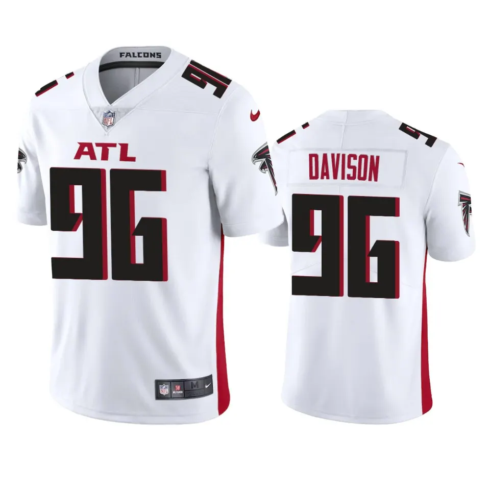 Tyeler Davison Atlanta Falcons Nike 2020 Vapor Limited Jersey - White