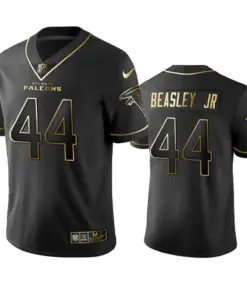 Vic Beasley Jr Atlanta Falcons Nike 2019 Golden Edition Vapor Untouchable Limited Jersey - Black