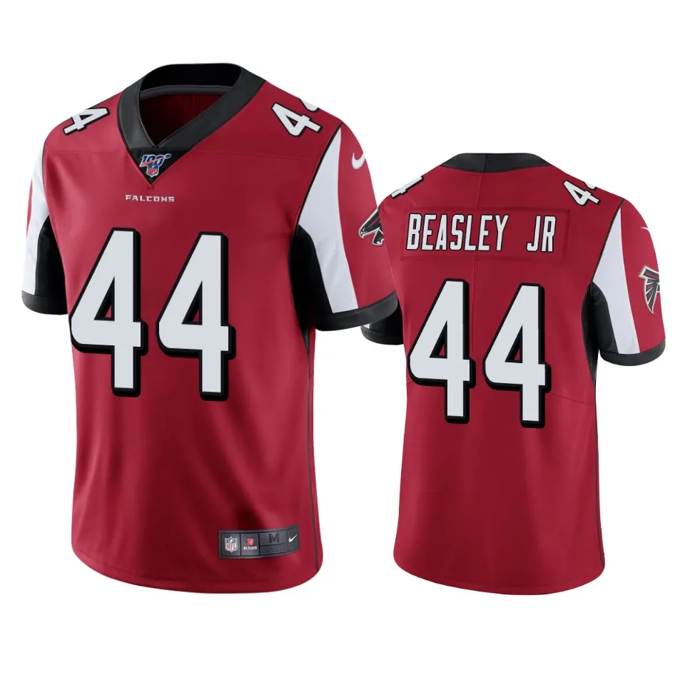 Vic Beasley Jr Atlanta Falcons Nike 100th Season Vapor Limited Jersey - Red