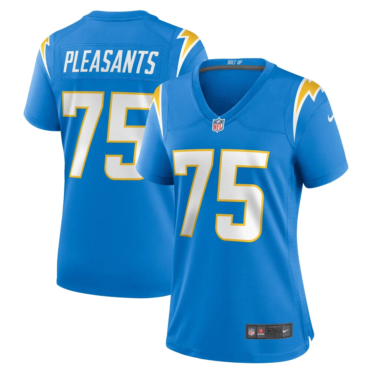 Austen Pleasants Los Angeles Chargers Nike Women's Home Game Player Jersey - Powder Blue