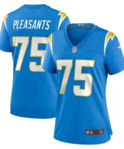 Alternative view of Austen Pleasants Los Angeles Chargers Nike Women's Home Game Player Jersey - Powder Blue