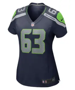 Austin Blythe Seattle Seahawks Nike Women's Game Jersey - College Navy - Image 3