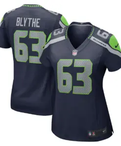 Austin Blythe Seattle Seahawks Nike Women's Game Jersey - College Navy - Image 2