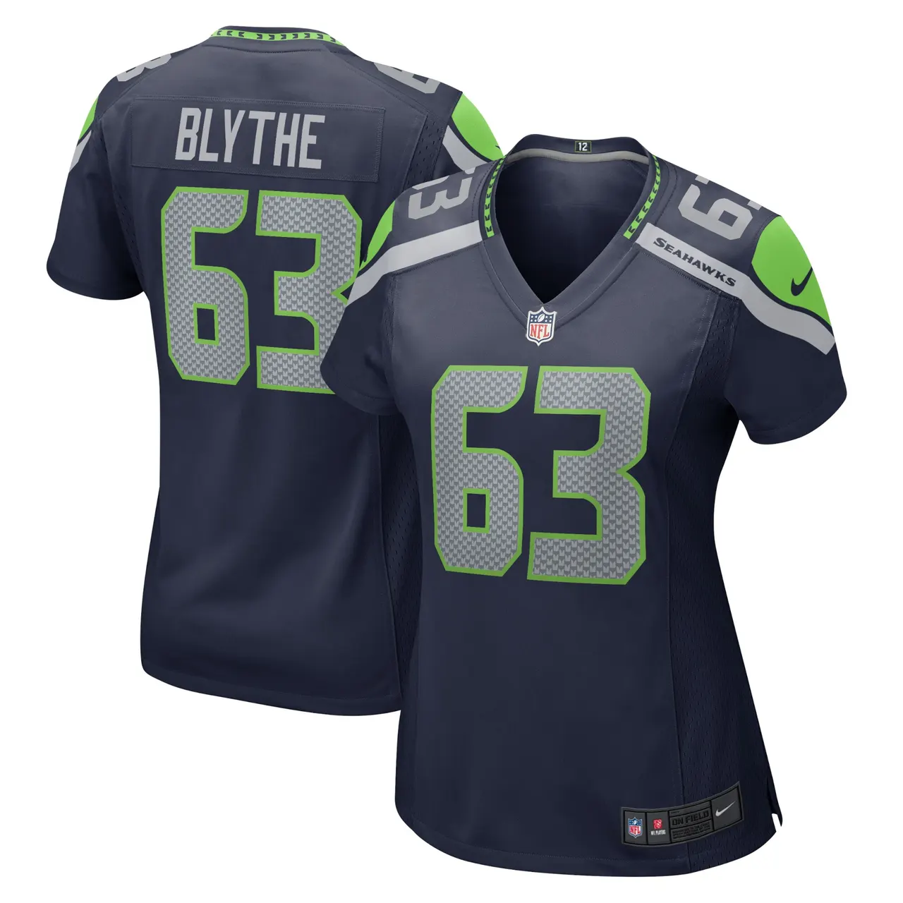 Austin Blythe Seattle Seahawks Nike Women's Game Jersey - College Navy - Image 2