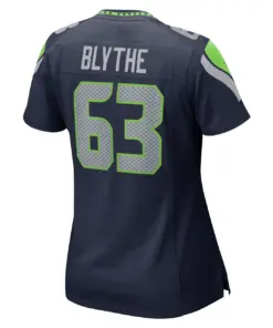Austin Blythe Seattle Seahawks Nike Women's Game Jersey - College Navy - Image 4