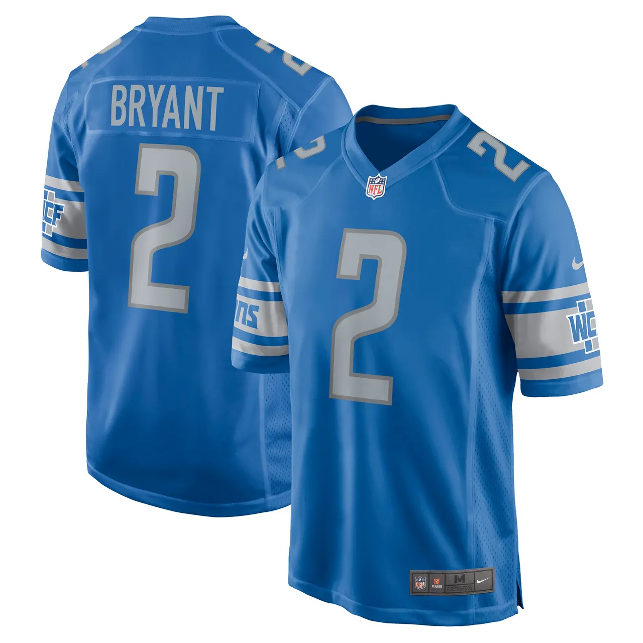 Austin Bryant Detroit Lions Nike Player Game Jersey - Royal Blue - Image 2