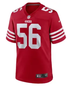 Austin Bryant San Francisco 49ers Nike Game Jersey - Scarlet - Image 3