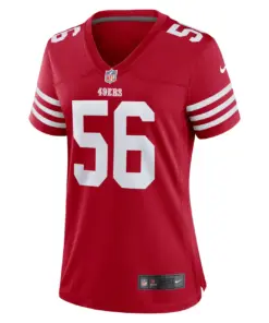Austin Bryant San Francisco 49ers Nike Women's Game Jersey - Scarlet - Image 3
