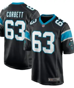 Austin Corbett Carolina Panthers Nike Game Jersey - Black