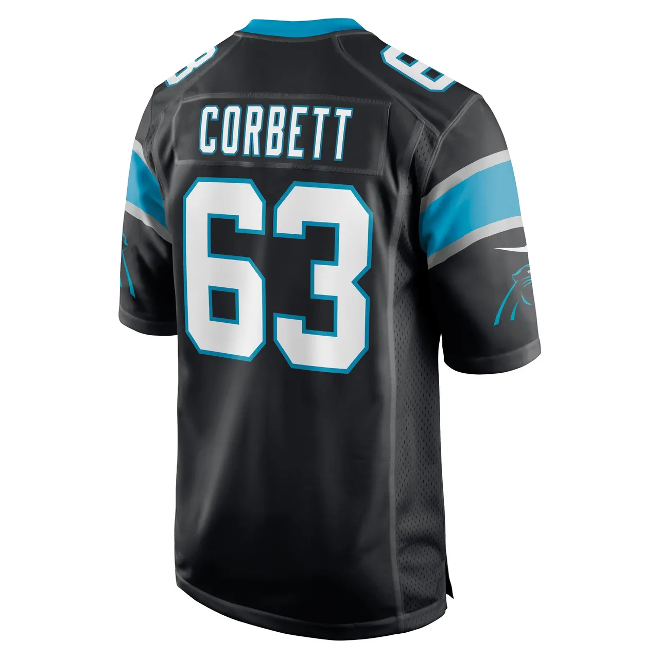 Austin Corbett Carolina Panthers Nike Game Jersey - Black - Image 4