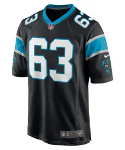 Austin Corbett Carolina Panthers Nike Game Jersey - Black - Image 3