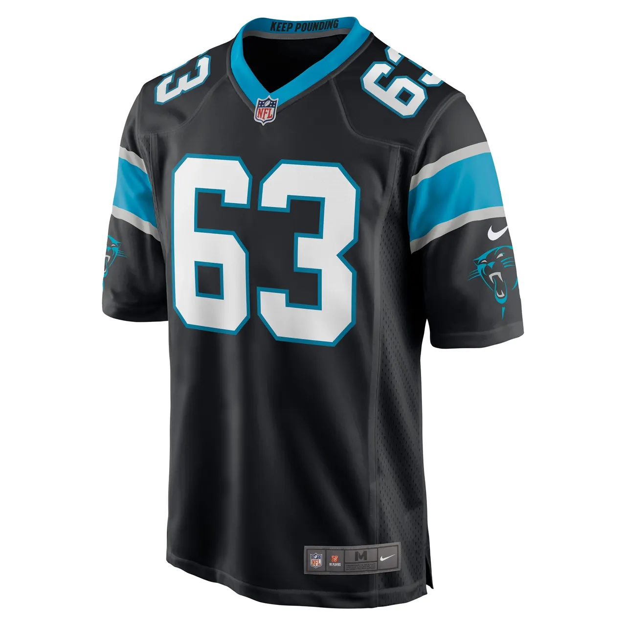 Austin Corbett Carolina Panthers Nike Game Jersey - Black - Image 3