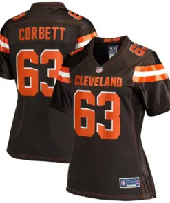 Austin Corbett Cleveland Browns NFL Pro Line Women's Player Jersey - Brown