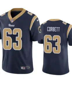 Austin Corbett Los Angeles Rams Nike Vapor Limited Jersey - Navy